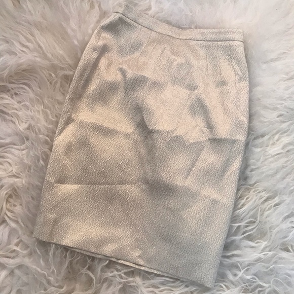Balenciaga Metallic Knee-Length Skirt